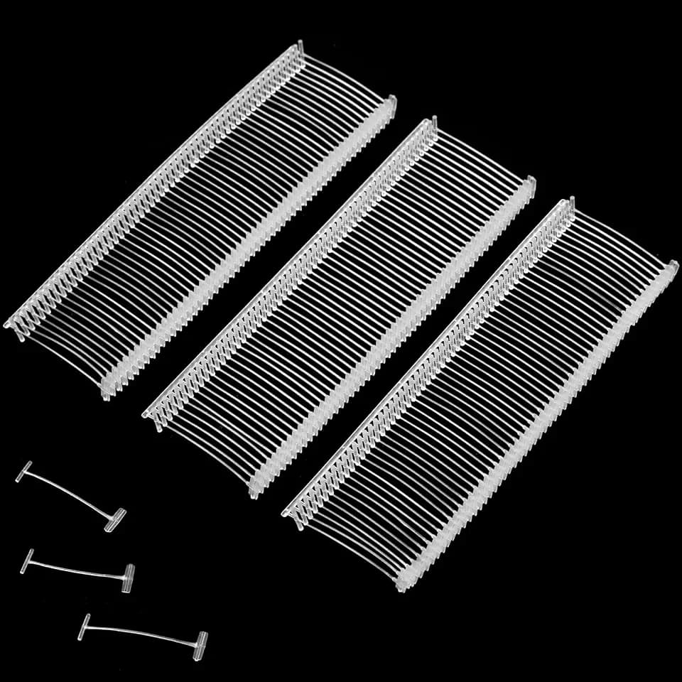 Tagging Gun Fasteners, 5000 Pcs Plastic Tag Gun Refills, 1 in