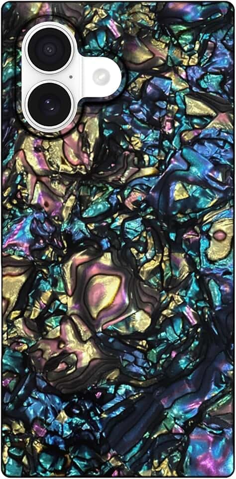 Flaunt Official Square iPhone 17 Case - Abalone Shell