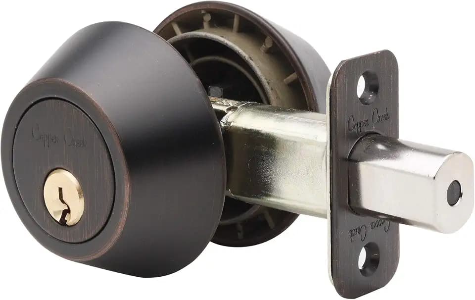 Copper Creek DB2420AB Double Cylinder Deadbolt in AB Finish
