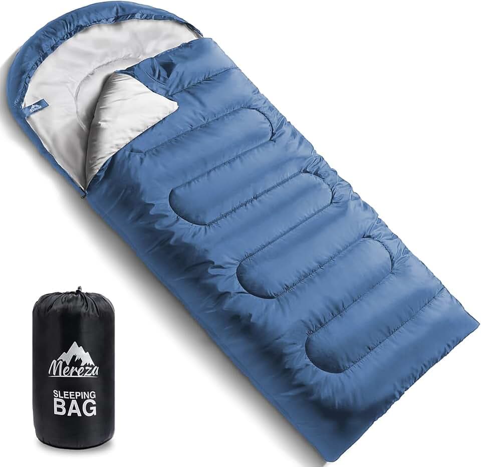 MEREZA Sleeping Bags XL for Adults Mens Large Wide Sleeping Bag for Camping