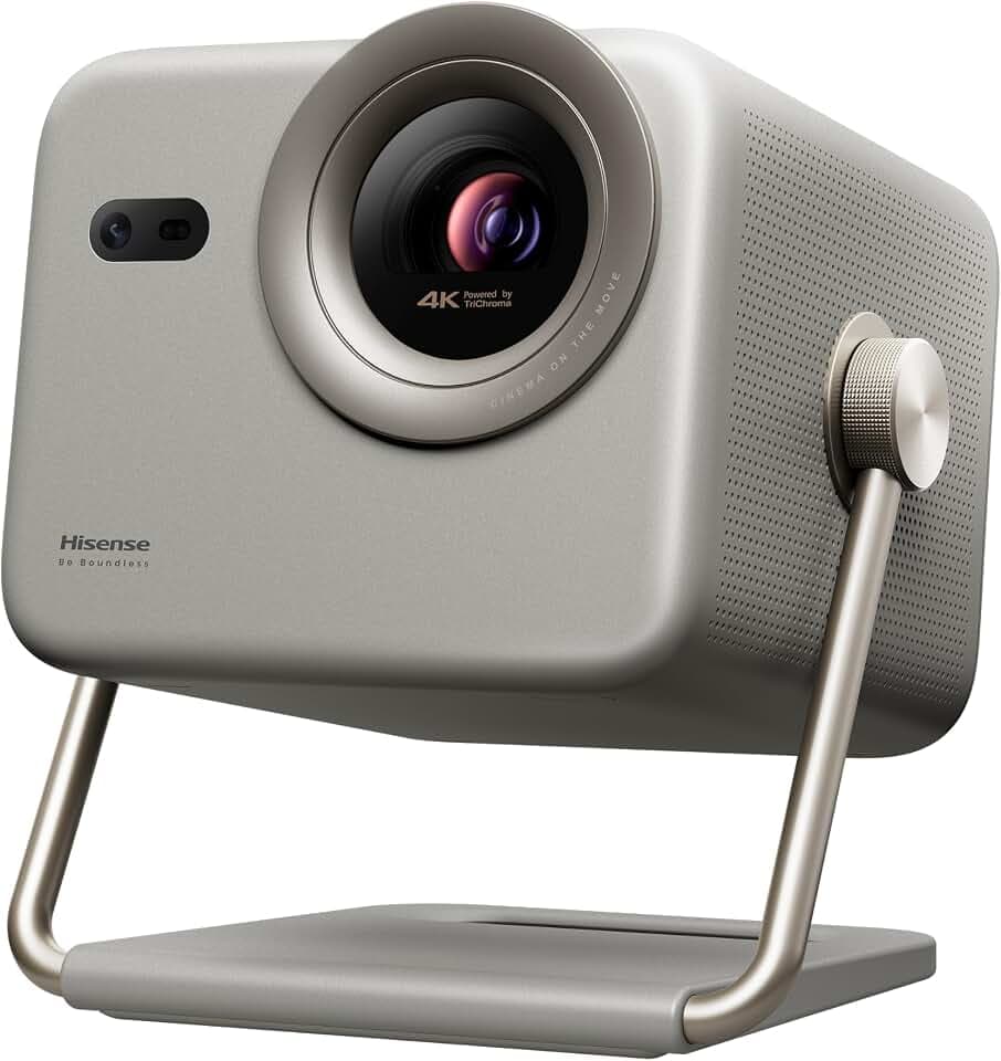 Hisense Laser Mini Projector M2 Pro, 65”-200" Projektionsgröße,4K,Optischer Zoom 1.0-1.3:1,Reiner Dreifarbenlaser,1300 Lumen Helligkeit,Dolby Vision,3D,240Hz Bildwiederholungsrate, VIDAA OS,EPP Case