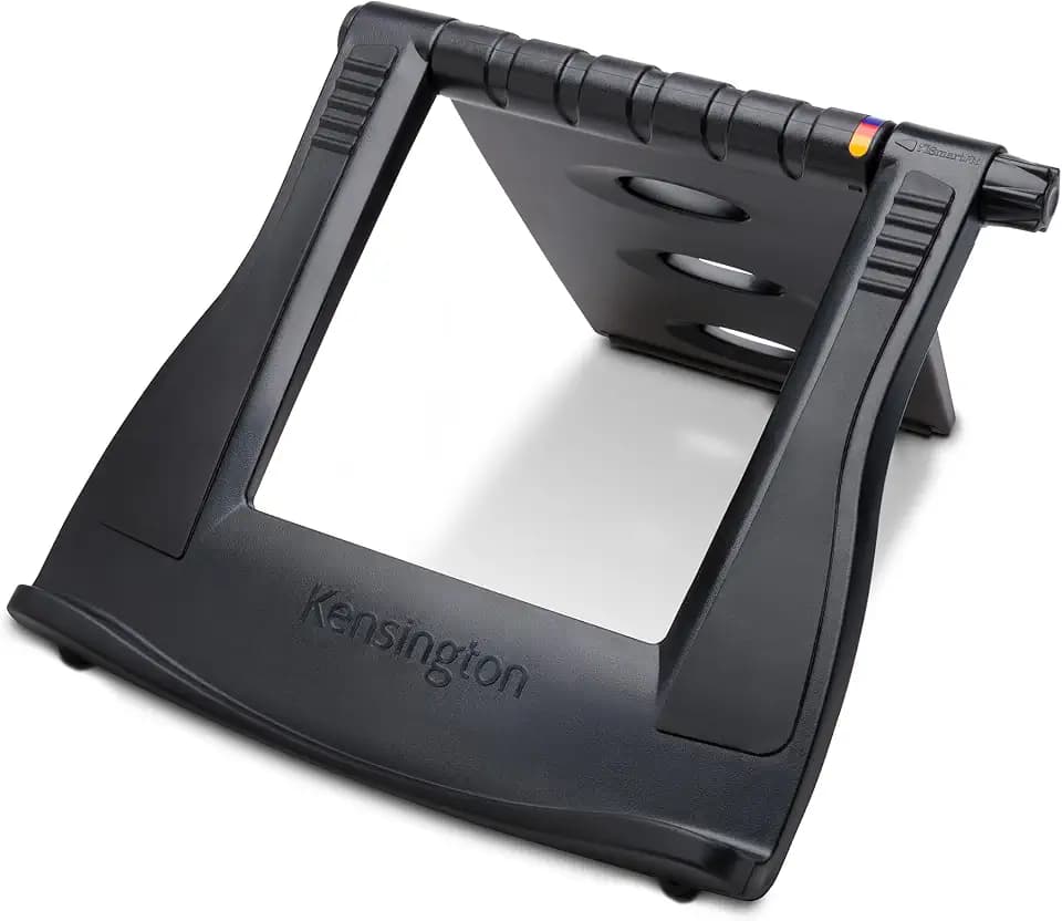 Kensington Easy Riser EQ Tragbarer Laptopständer & -kühler, höhenverstellbar und leicht, faltbarer Notebook-Ständer, für 12"-17"-Notebooks, hergestellt aus 50 % recyceltem Material (K52805EU)