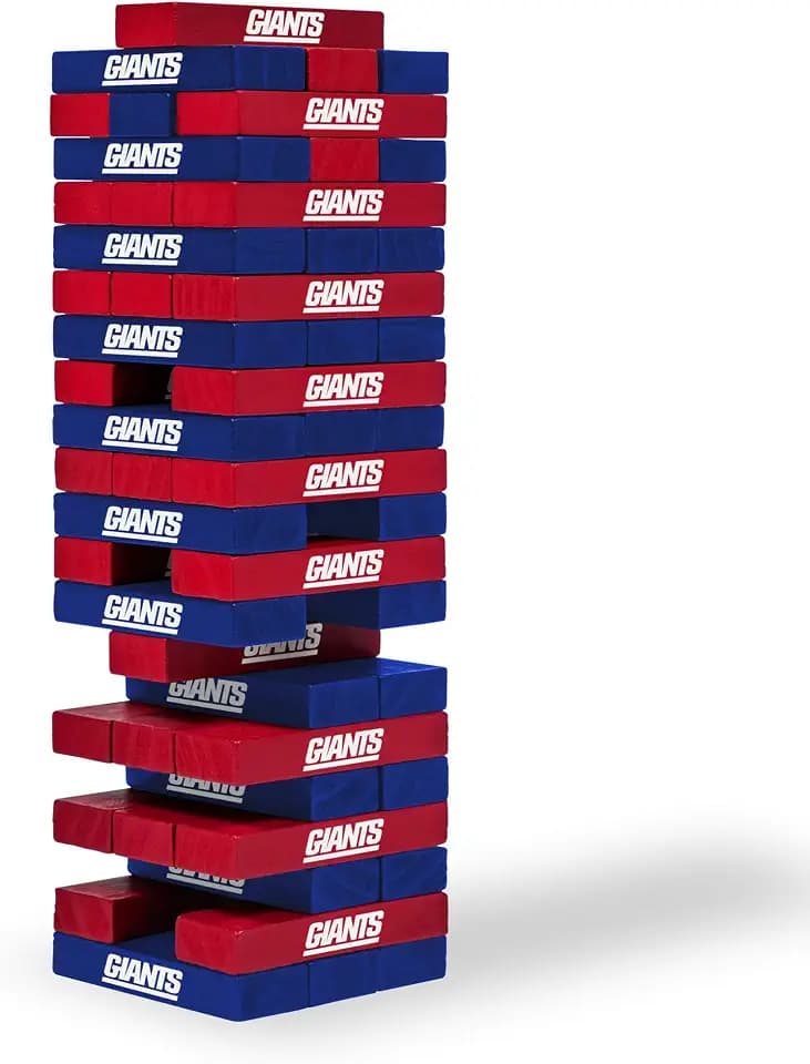 Wild Sports NFL New York Giants Table Top Stackers 3" x 1" x .5", Team Color