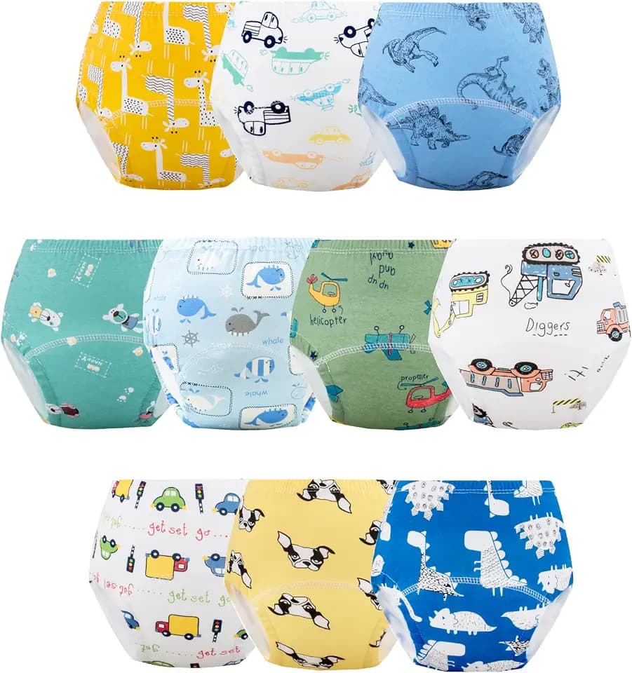 Toddler Potty Training Underwear for Boys Girls, Learning Training Pants
