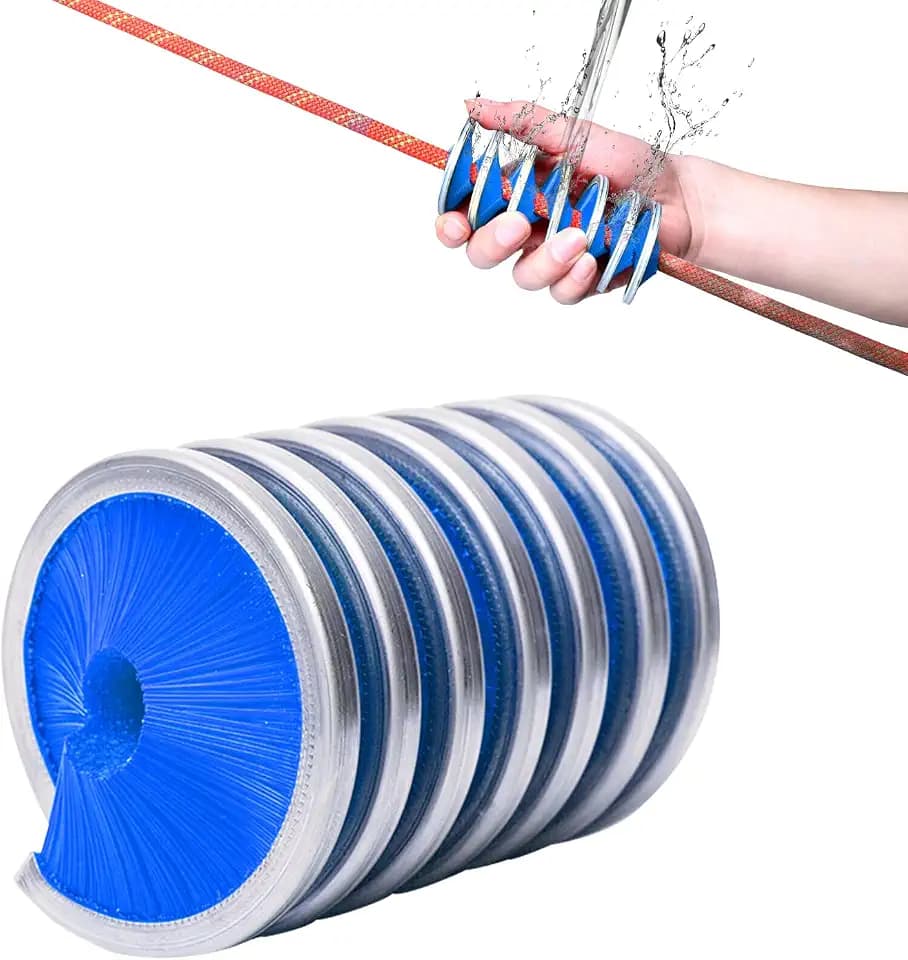 Climbing Rope Cleaning Brush for 8-12mm Rope, 360° All-Round Cleaning for Ropes