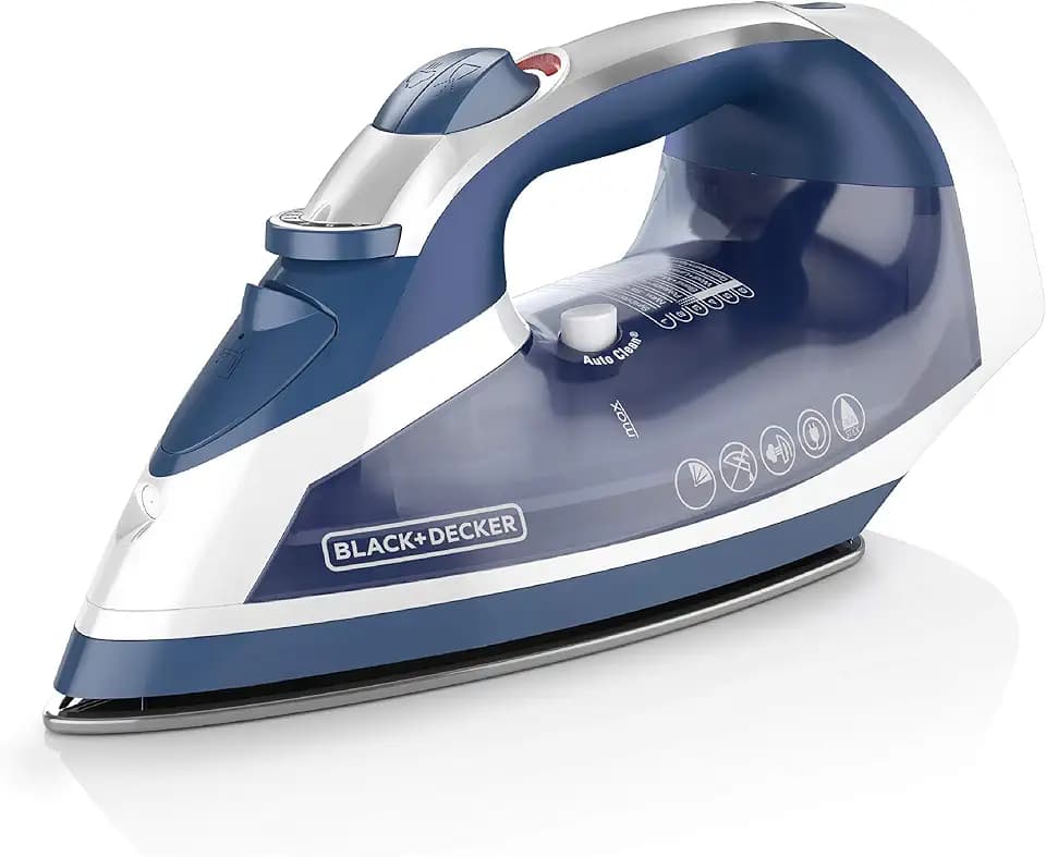 BLACK+DECKER Cord Reel Steam Iron with Nonstick Soleplate