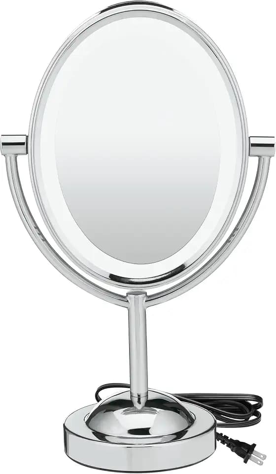 Conair Lighted Vanity Mirror, LED, 1X/7X Magnifying, Double Sided