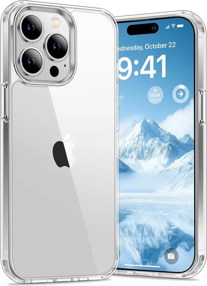 Vakoo Clear Case for iPhone 14 Pro Max, Anti-Yellowing, Transparent