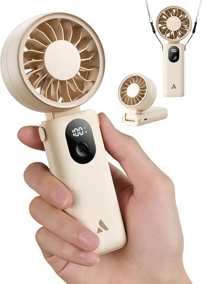 Aecooly Mighty Portable Handheld Fan 2 Pack | 20H Max Cooling Time