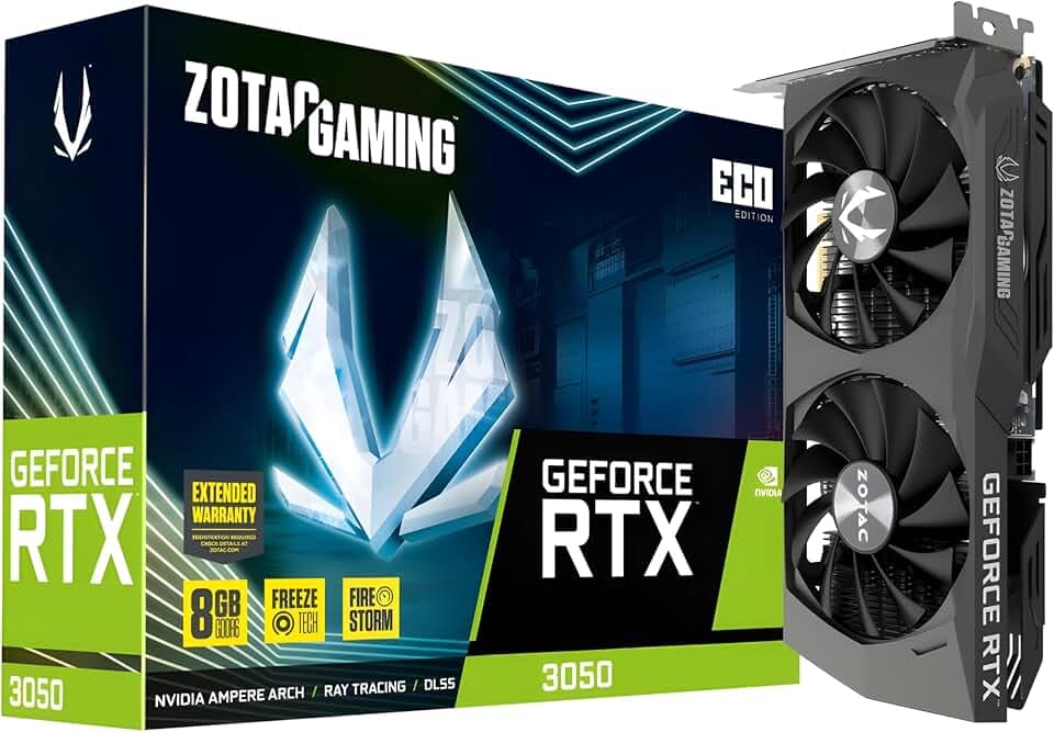ZOTAC Gaming GeForce RTX 3050 ECO 8GB GDDR6