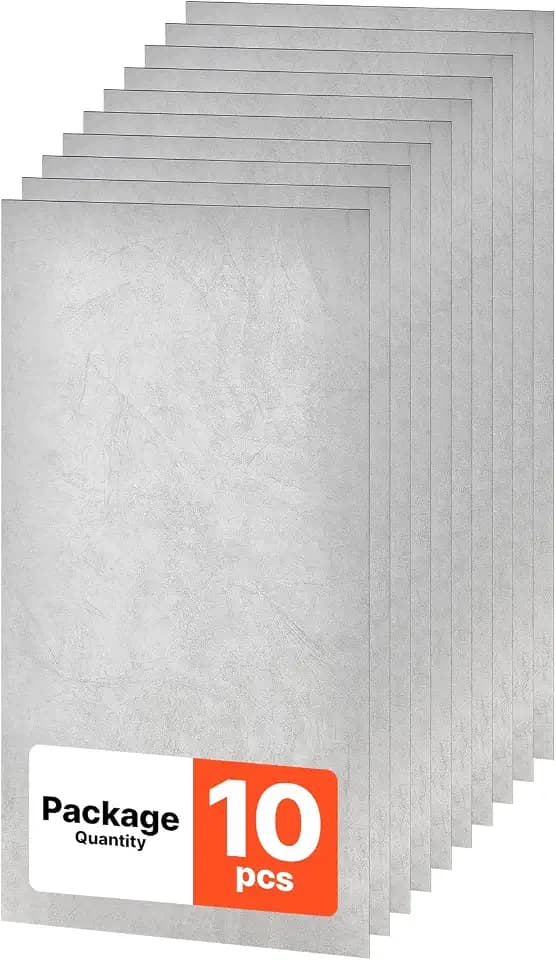 VEVOR 24 x 48 in PVC Ceiling Tiles 10-Pack Drop Ceiling Panels White Marble, PVC Foam Board, Grid Fit, Water-Resistant, Flexible Cut, Easy to Clean, Modern Decorative Finish for Home, Office Areas