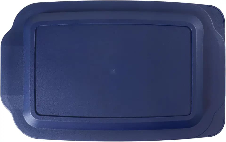 Replacement Lid fits Pyrex 9x13 233 Glass Casserole Baking Dish Container with Tab Handles, for 3-Quart Model 233-PC (Navy)