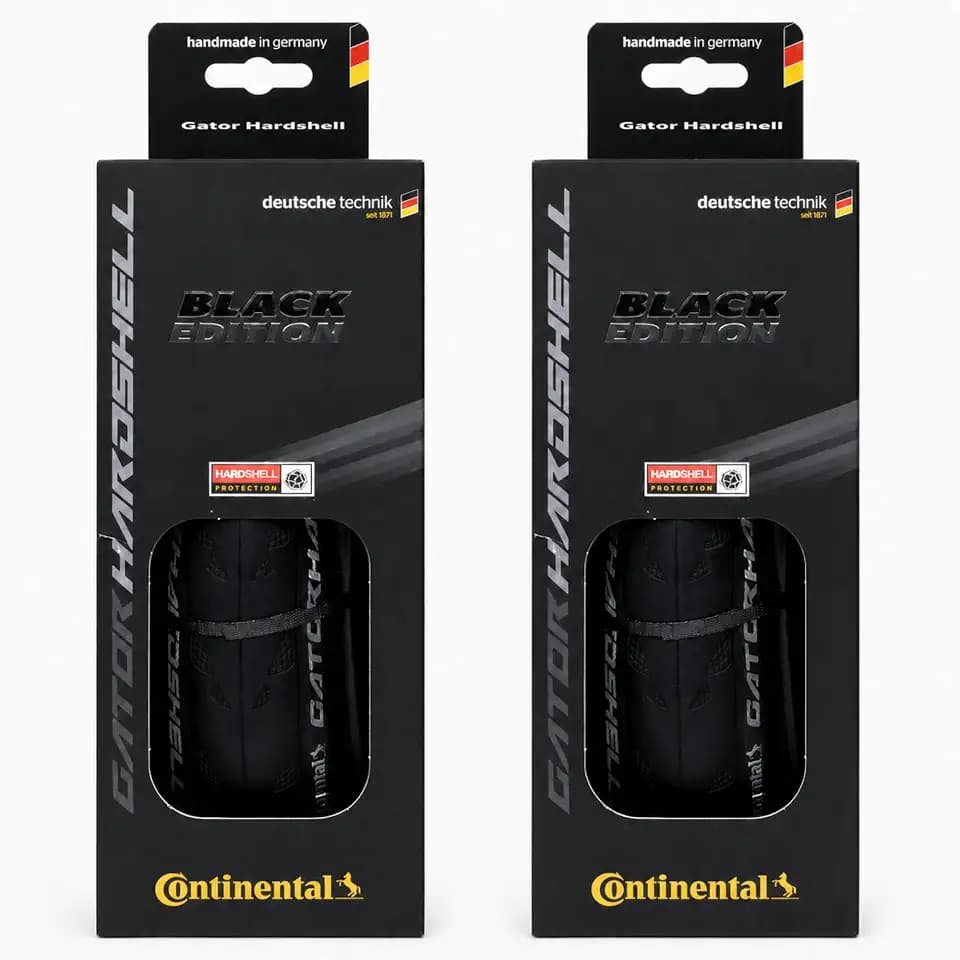 Continental Gatorskin Hardshell Black Edition Folding Tire Pair 700x32