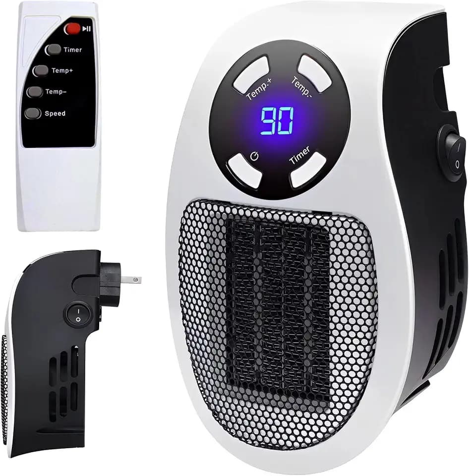 Vital Heater for Indoor Use Small Plug In Portable Electric Space Heater