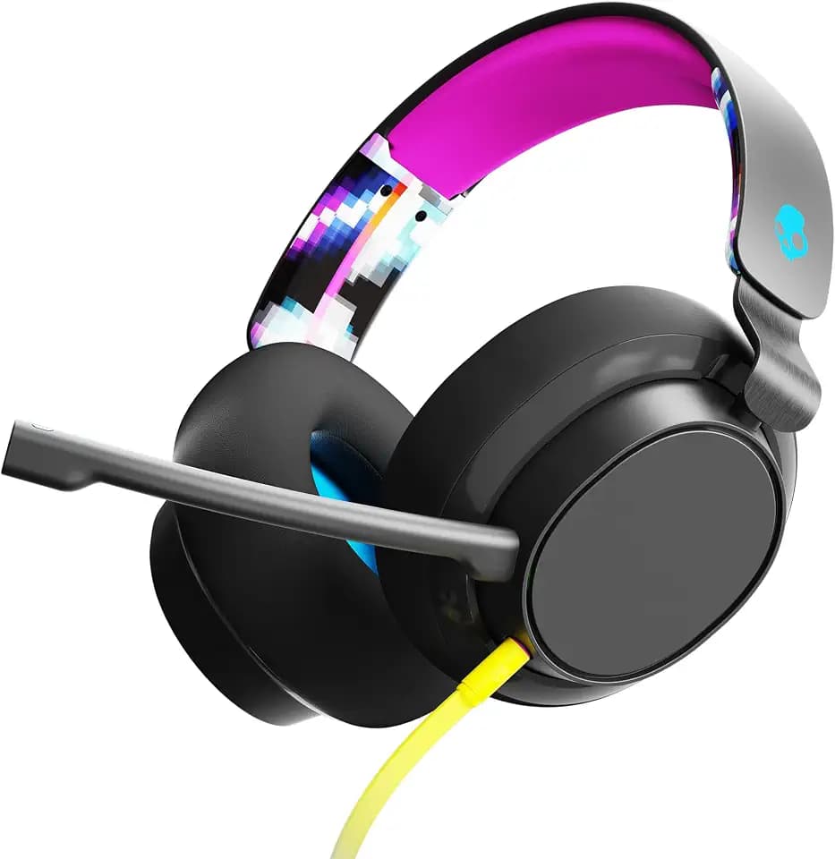 Skullcandy SLYR Kabelgebundenes Multi-Platform Over-Ear Gaming Headset für Xbox, PlayStation und PC - Schwarz