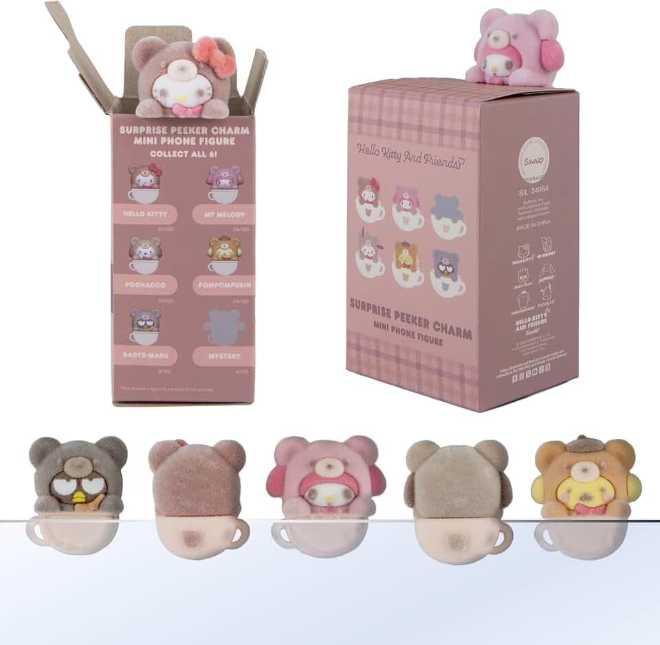 Sonix x Sanrio Hello Kitty & Friends Blind Box Peeker Charms - Latte Bears