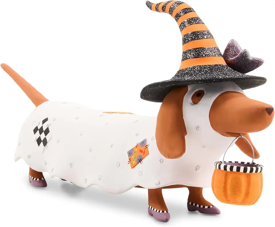 MACKENZIE-CHILDS Patience Brewster Dottie the Dachshund Ghost Figure