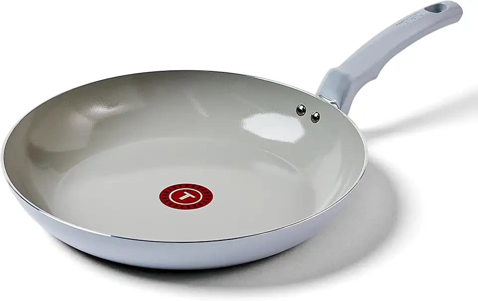 T-Fal Refresh Ceramic Nonstick Frying Pan Skillet, 12 in, Blue