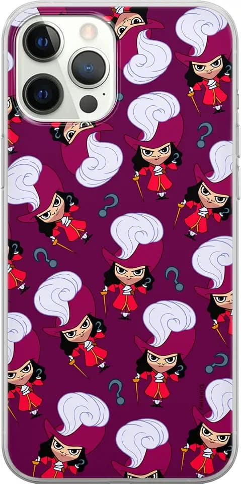 ERT GROUP Handyhülle für iPhone 12/12 PRO Original und offiziell Lizenziertes Disney Muster James Hook 002 optimal an die Form des Handy angepasst, hülle aus TPU