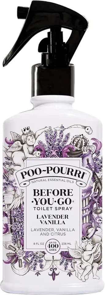 Poo-Pourri Before-You-Go Air & Toilet Freshener Lavender Vanilla Spray 8oz