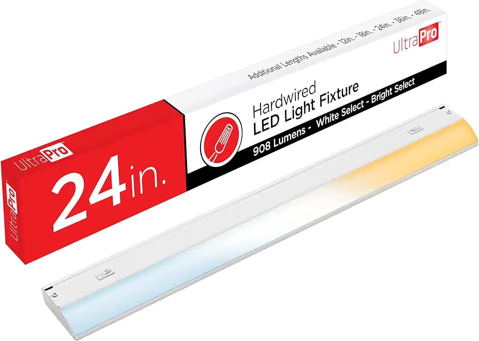 UltraPro 24 Inch Hardwired Under Cabinet Light, Dimmable 908 Lumens