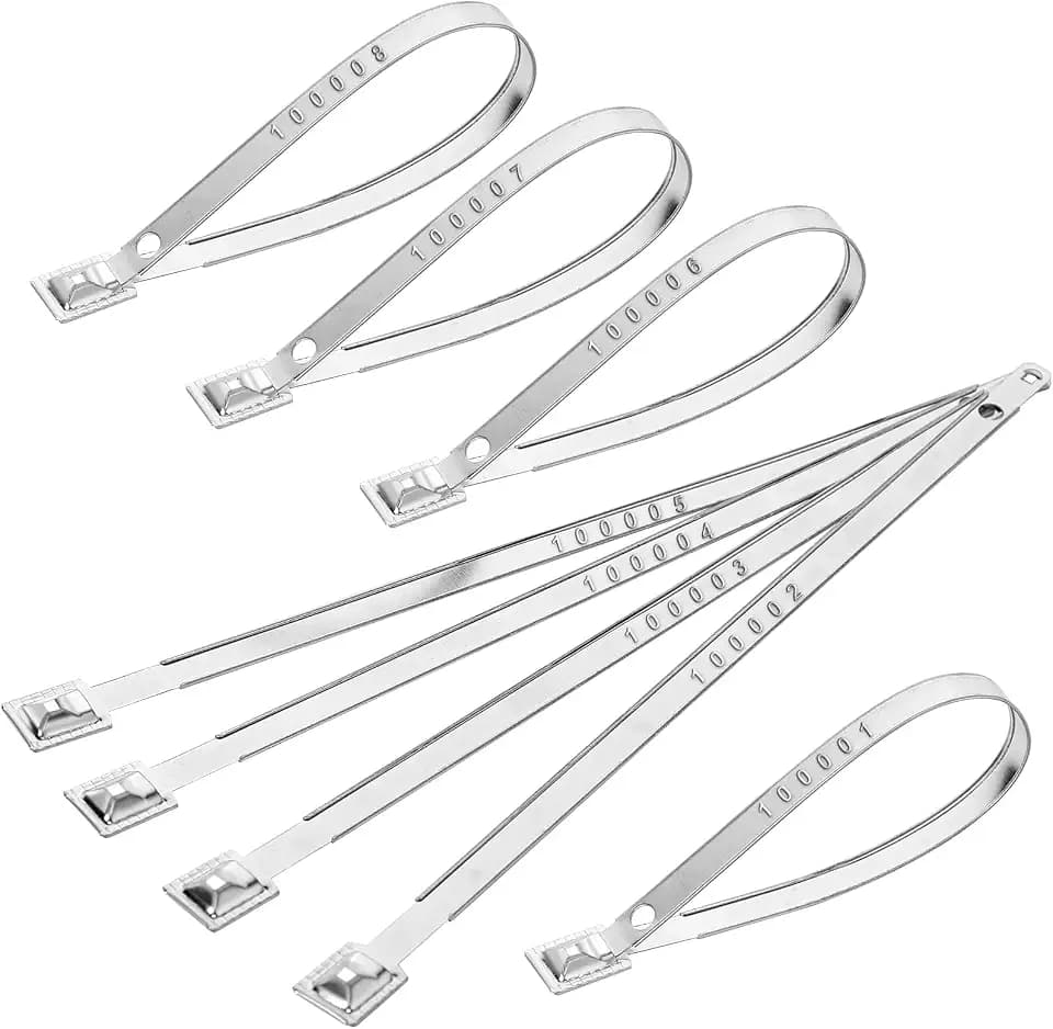 Yaocom 500 Pcs Metal Truck Seals, Container Security Tamper Evident