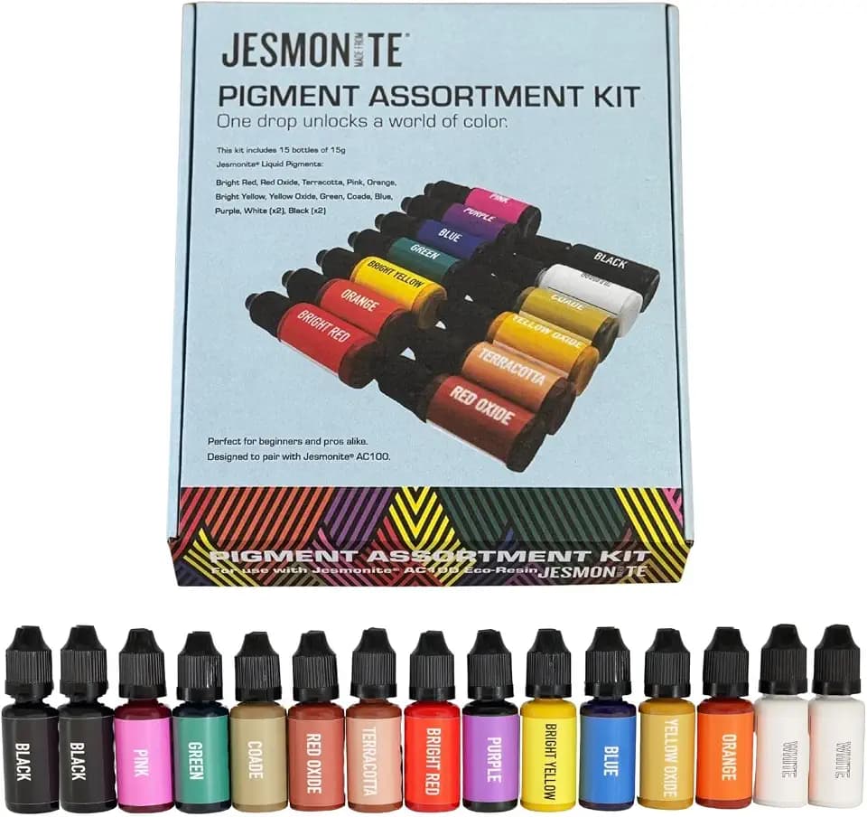 Jesmonite Liquid Pigment Highly Concentrated Water-Based Colorant Compatible with Jesmonite AC100 Eco-Resin