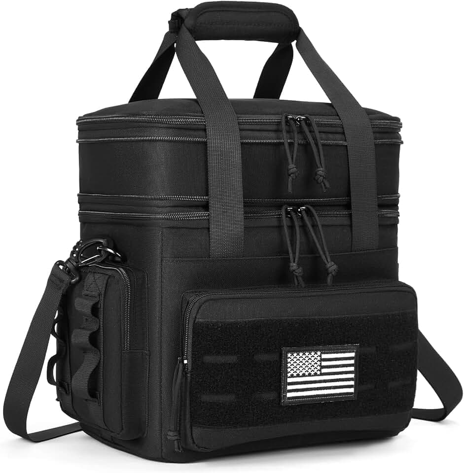 holuxer Lunch Bag & Lunch Box for Men - Tactical Large Soft