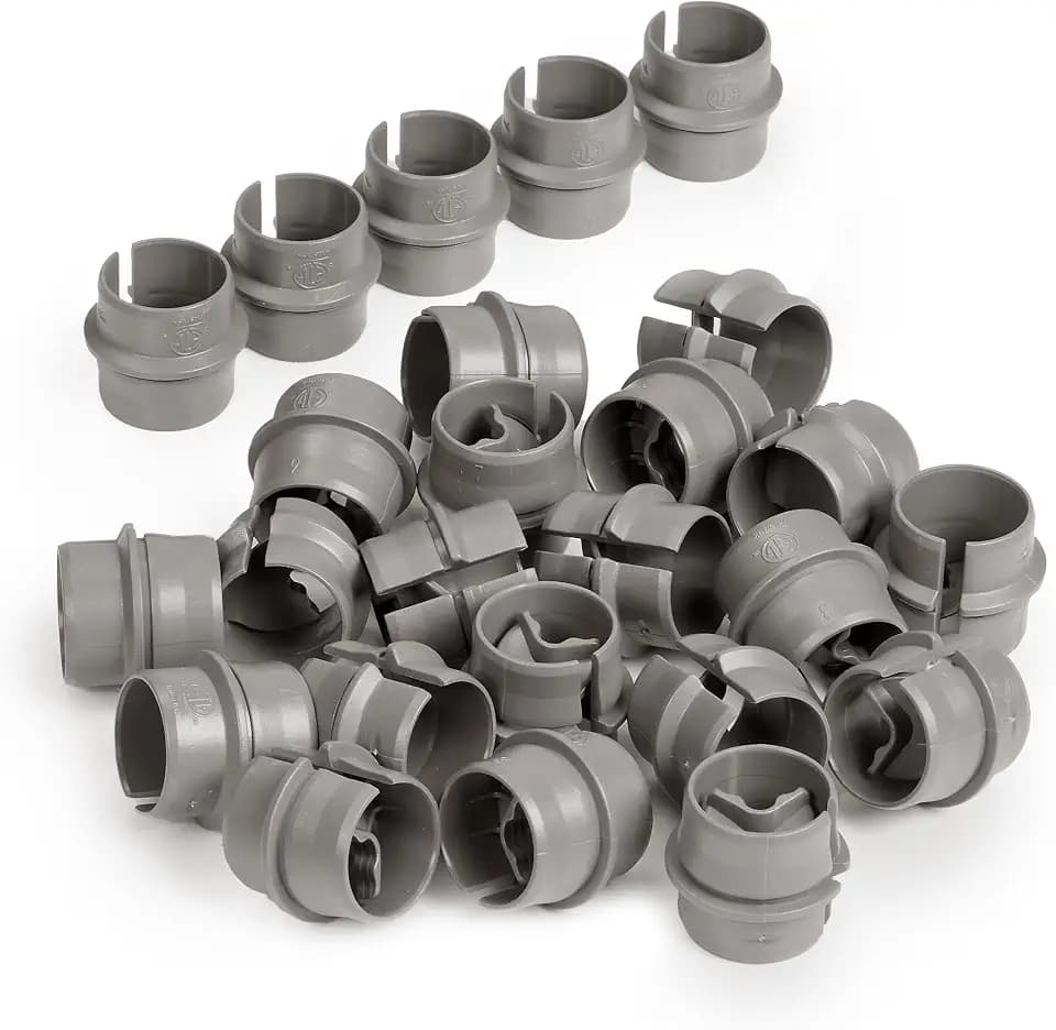 Maxxima 1/2 in. Plastic Non-Metallic Snap In Box Wire Connector, 200 Pack