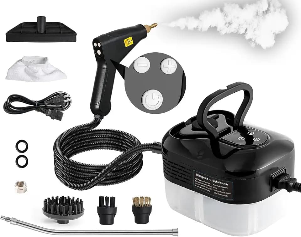 Foandbevi Handheld Steam Cleaner, Multi-Surface Steam Cleaner for Home