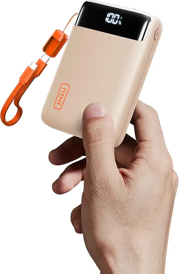 INIU 20000mAh Power Bank, Klein 22.5W Schnellladung Externe Handyakkus