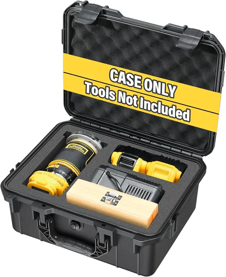 Hard Case for Dewalt Router - Tool Bag for Cordless Woodworking Router Tool