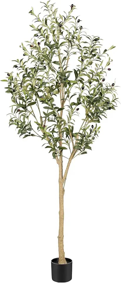 Realead 6FT Artificial Olive Tree Indoor with Realistic Appearance