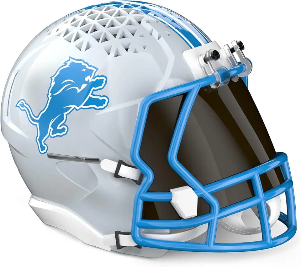 Limited Edition, Officially Licensed NFL Detroit Lions Helmet Stand for Amazon Echo Dot (4th & 5th Generations). Device Sold Separately.