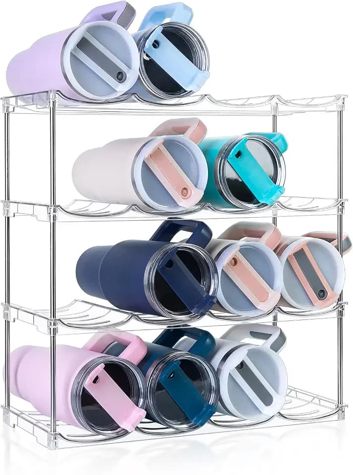 Larger Water Bottle Organizer for Stanley 40 oz Tumbler, Tumbler Organizer