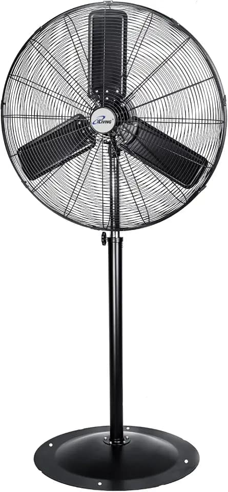 iLiving 30" Commercial Pedestal Oscillating Fan - Shop, Garage, Warehouse - 120V, 1.8A, 8400 CFM