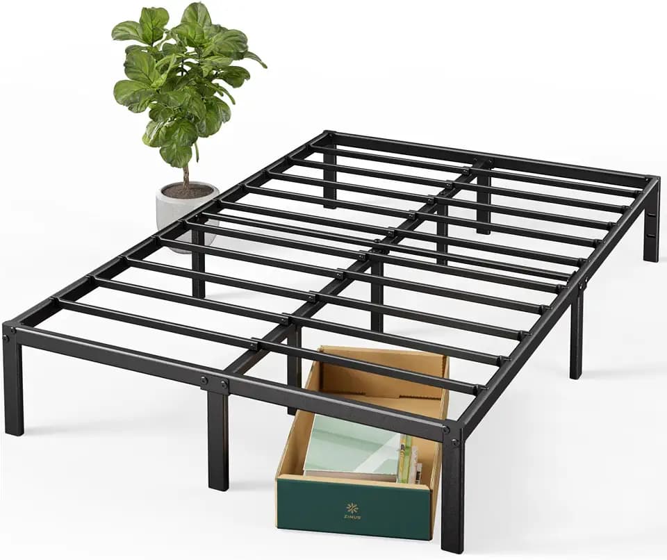 Zinus 14 Inch Elias Metal Platform Bed Frame, Steel Support, No Box Spring Needed, Easy Assembly, Full