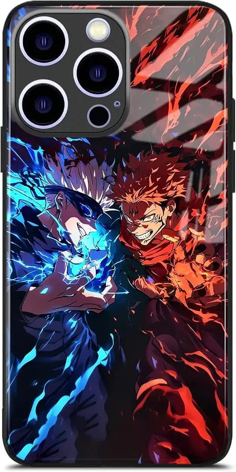 King of Curses vs Six Eyes Anime Aesthetic Phone Case for iPhone 12 Pro Max