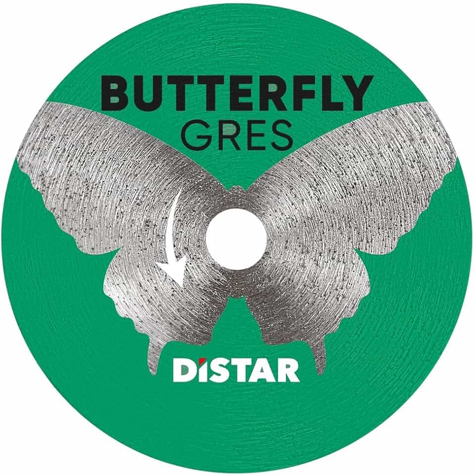 Butterfly 2" Diamond Tile Cutting Wheel for Dremel & Rotary Tools – 0.6mm Solid Diamond Layer, Ultra-Thin 1.2mm Wet Cut Disc for Porcelain, Ceramic & Mosaic | Low Chipping