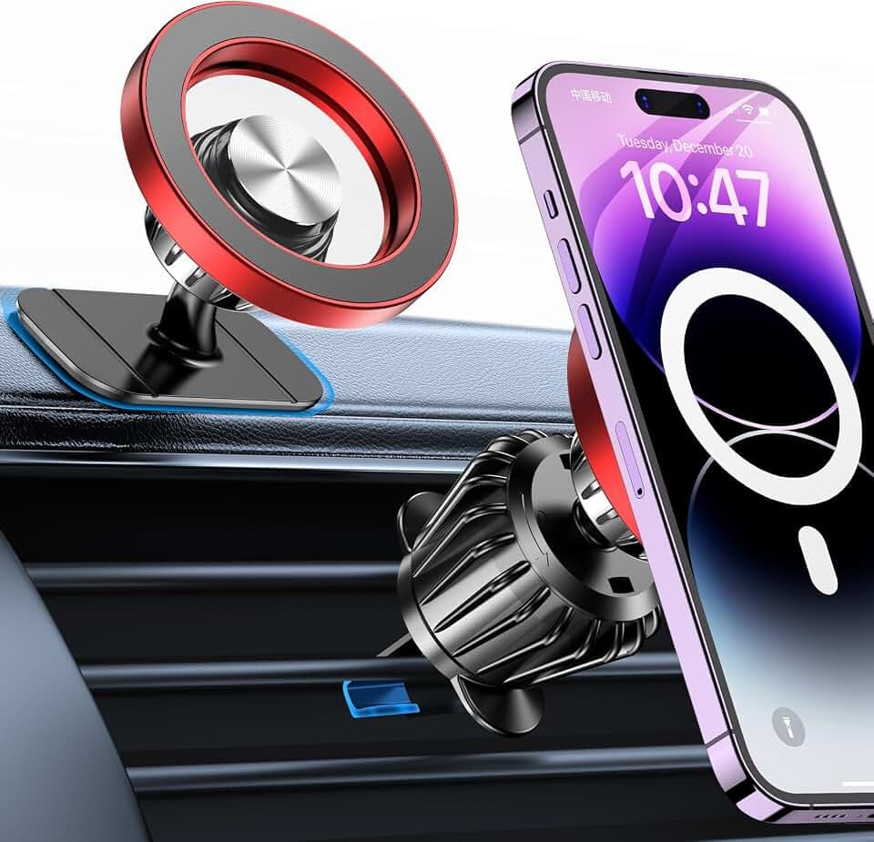 Coolpow Handyhalterung Auto für Magsafe Autohalterung Lüftung Starke Magnet