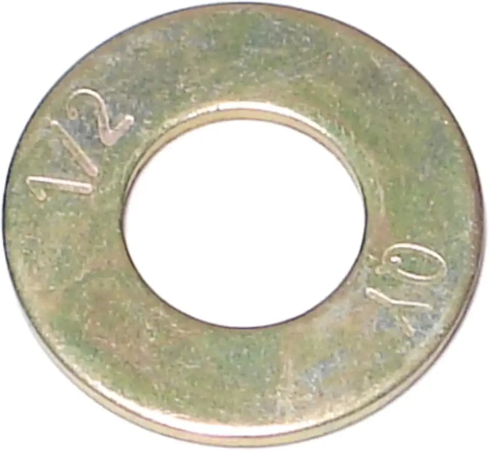 Hard-to-Find Fastener 014973321147 Grade 8 SAE Flat Washers, 1/2-Inch