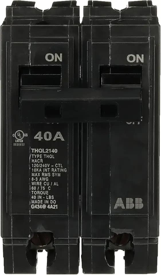 ABB Q-Line® THQL2140 • Circuit Breaker • 40 Amp Double Pole