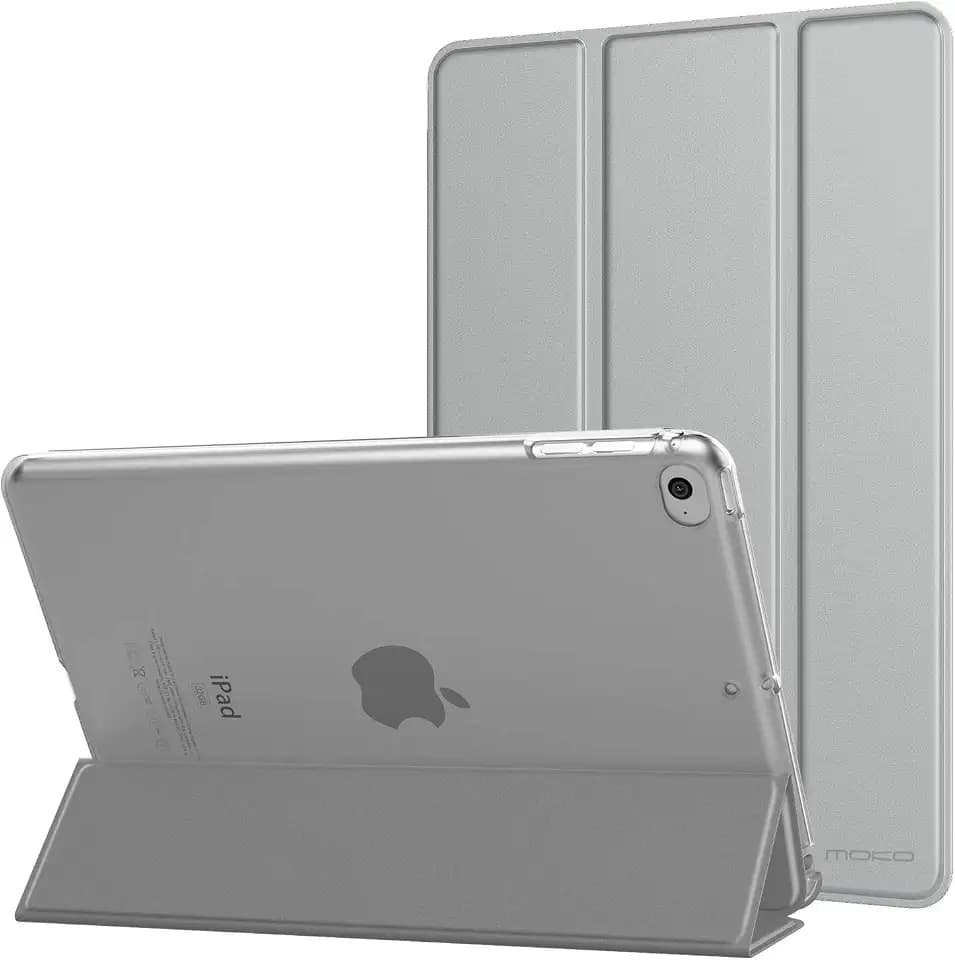 MoKo Smart hülle für iPad mini 5 2019/ Mini 4 2015 7,9 Zoll, Silber