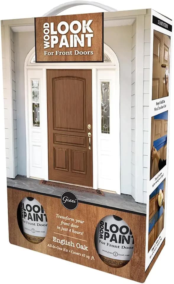 Giani Wood Look Paint Kit for Front & Interior Doors (English Oak)