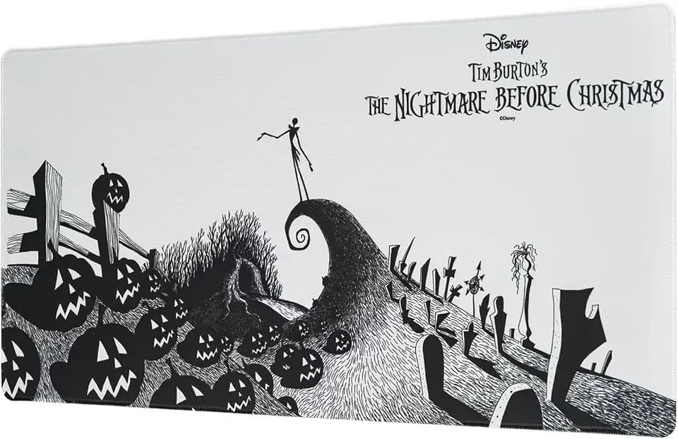 Disney The Nightmare Before Christmas Large Mouse Mat, Gaming Mouse Pad XXL
