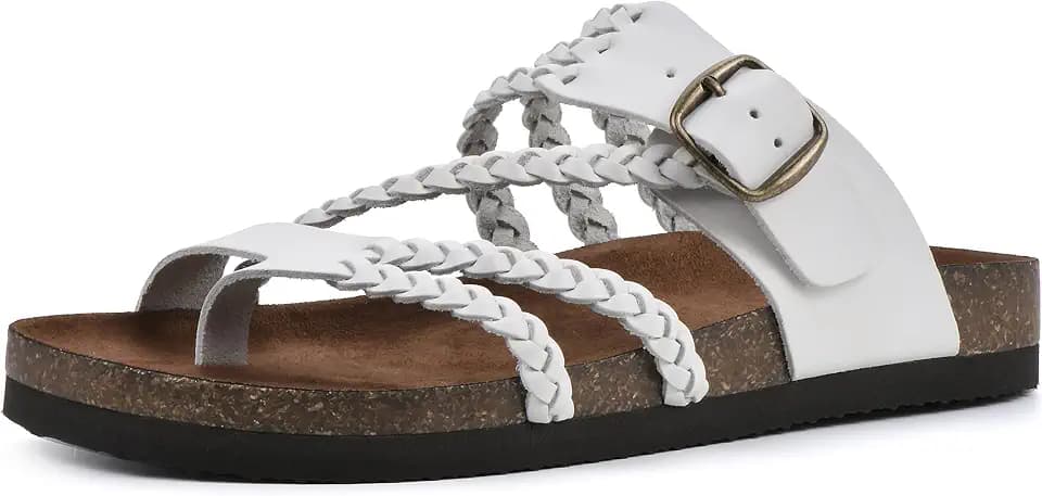 White Mountain Women's Hayleigh Braided Footbed Sandal
