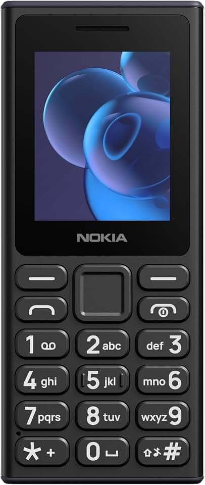 Nokia 105 2G Edition 2025 (Dual-SIM, 1,77" Display, 1000 mAh Akku, 32MB, 3.5mm Kopfhöreranschluss, FM Radio) Charcoal
