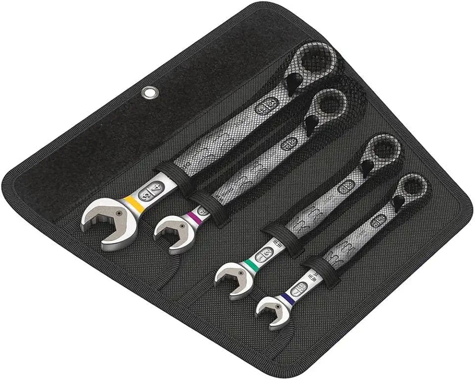 Wera 05020092001 6001 Joker Switch 4 Imperial Set 1, Maul-Ringratschenschlüssel-Satz, zöllig, 4-teilig