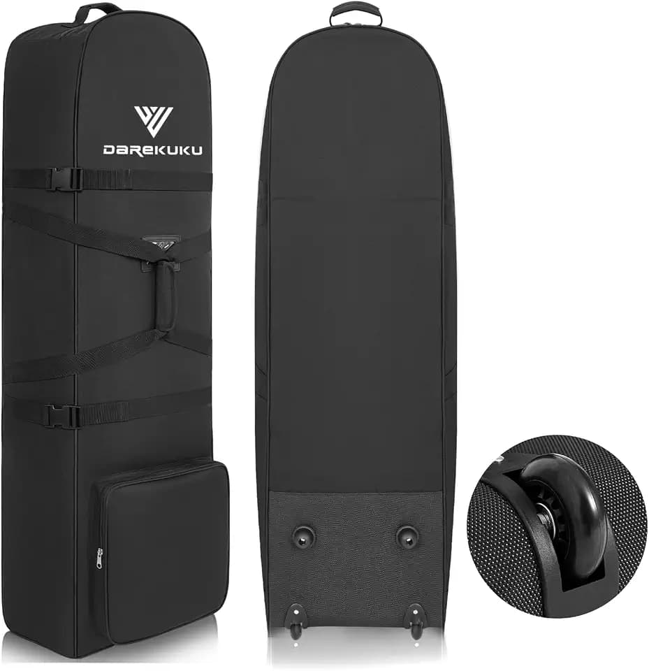 DAREKUKU Golf Travel Bag for Airlines - Heavy Duty 900D Oxford Fabric