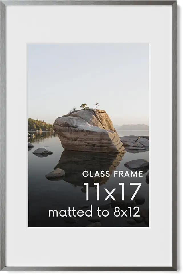 HAUS AND HUES 1.1x1.6 Gray 11x17 Glass 1